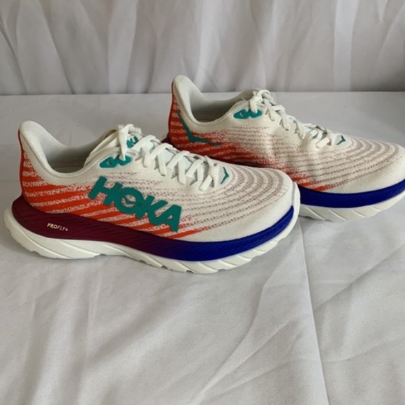 HOKA Women's Mach 5 Everyday Training Shoe in White Size US 8 NWT $140 - Picture 7 of 13